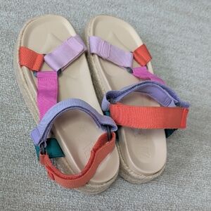 Colorful Zara Strappy Sandals